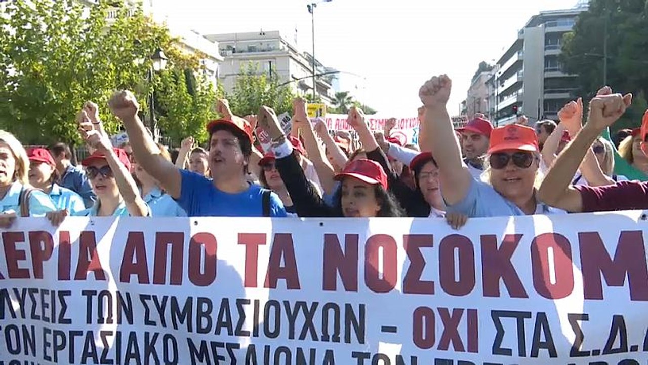 Wegen Unterbesetzung und Privatisierungsplänen: Streiks in Athen