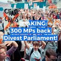 300 MPs call for pension fund to divest from fossil fuels