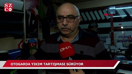 Otogarda yıkım tartışması