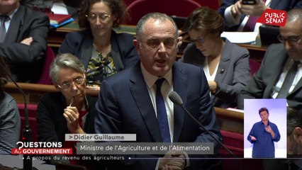 « Ce n’est pas le gouvernement qui fait respecter le coût de production, c’est le marché » déclare Didier Guillaume