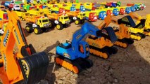 Learn Colors With Cars Toys Video for Children Excavator Dump Truck Toys for Kids