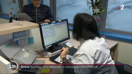 Grève : au cœur d'un laboratoire d'analyses médicales réquisitionné