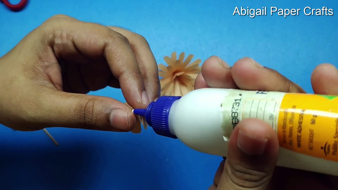 DIY Paper Craft - Very Beautiful Paper Stick Flower Making Idea - Flower - Abigail Paper Crafts