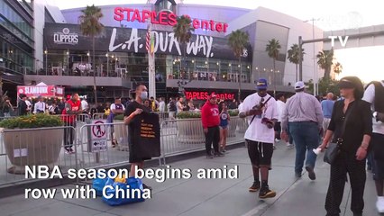 Chinese state TV keeps NBA opener off the air amid row
