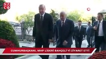 Cumhurbaşkanı Erdoğan, MHP Lideri Bahçeli’yi ziyaret etti