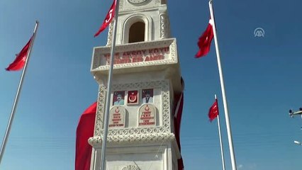 PKK'nın katlettiği 5 şehit için anıt