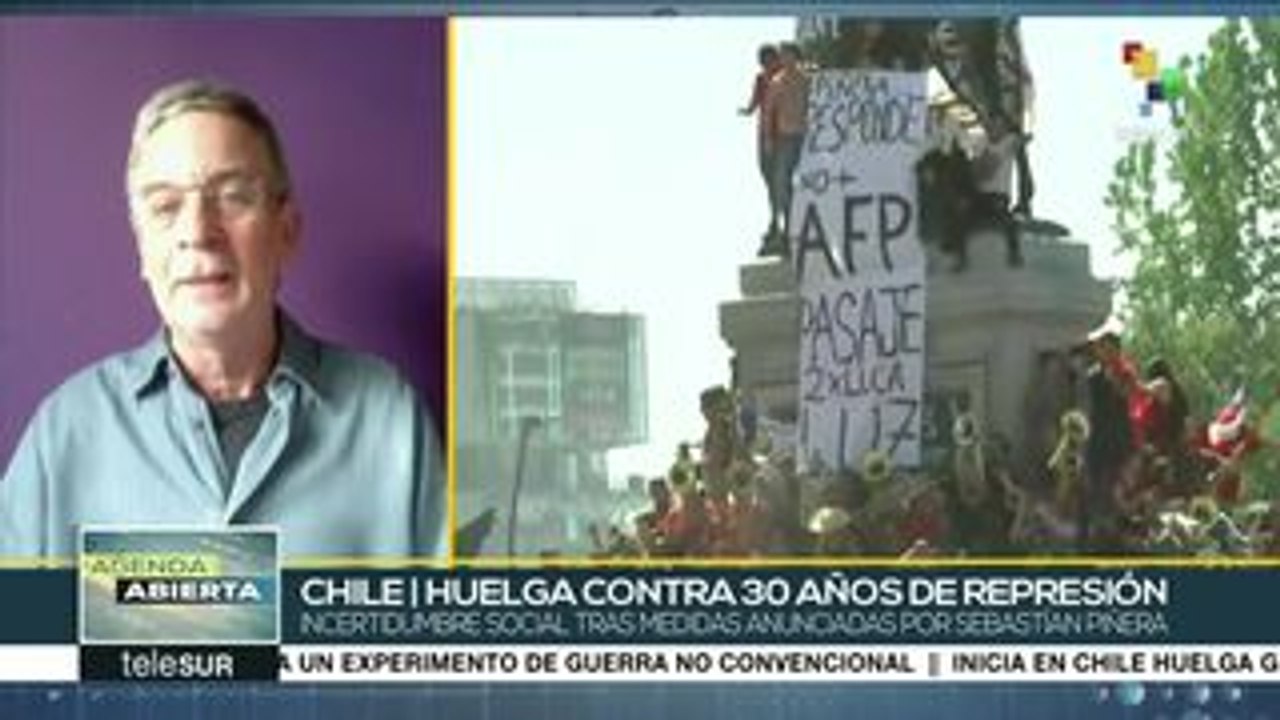 Inicia en Chile la huelga general pese a medidas anunciadas por Piñera