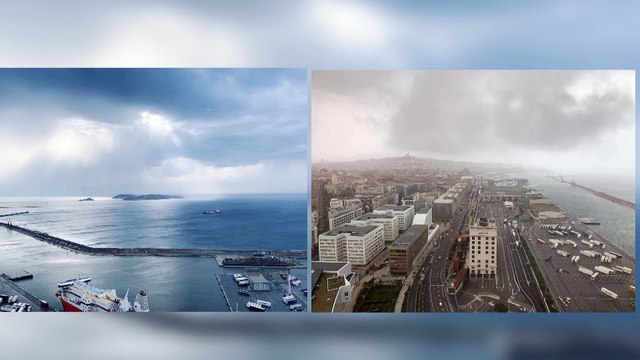 Intempéries : le ciel Marseillais a changé en moins de 10 minutes