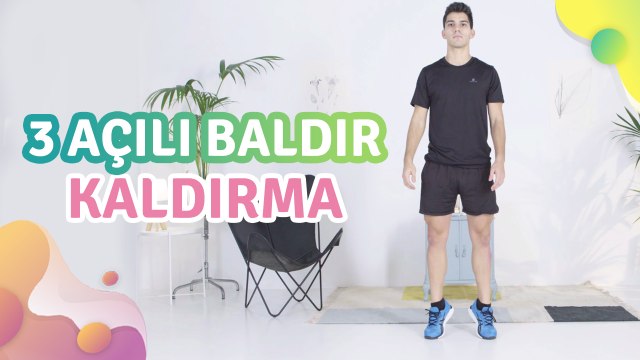 3 açılı baldır kaldırma - Sağlığa bir Adım