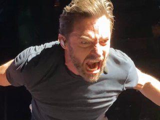 Hugh Jackman back as Wolverine for a fan ! Live 2019