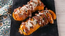 Hasselback Bacon Butternut Squash = Best Side Ever