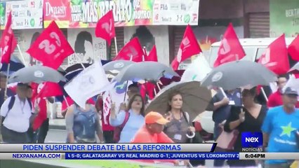 Piden suspender debate de las reformas - Nex Noticias
