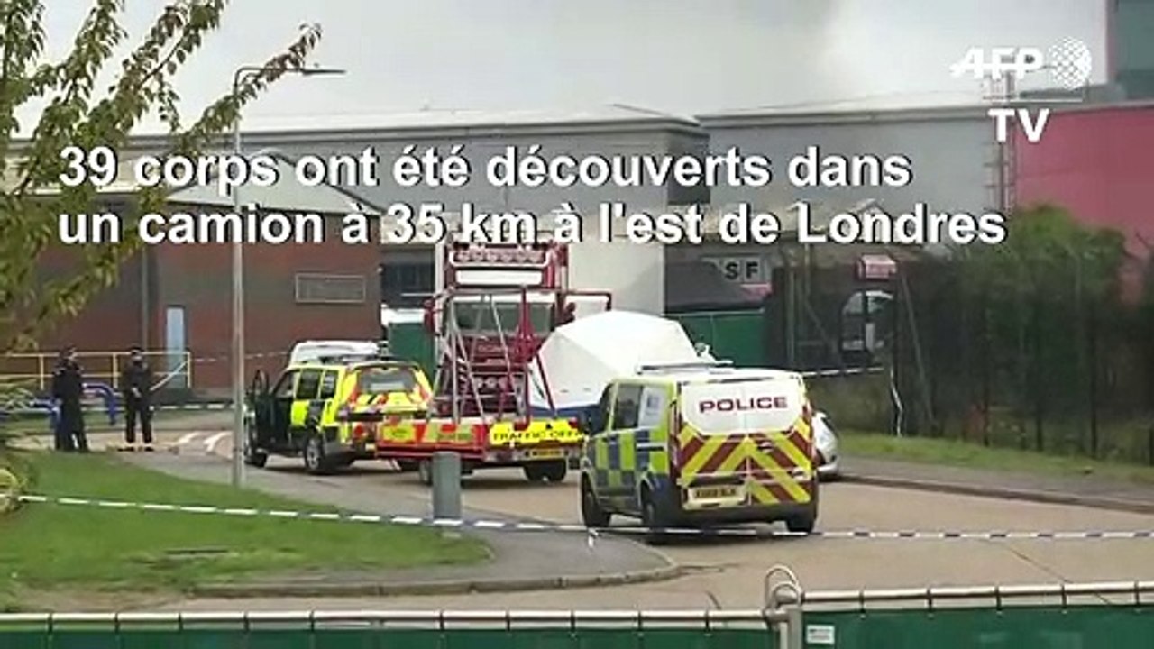Angleterre : 39 corps humains découverts dans un camion