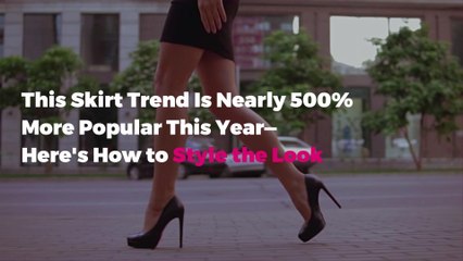 This Skirt Trend Is Nearly 500% More Popular This Year—Here's How to Style the Look