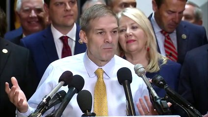 Rep. Gaetz, Freedom Caucus hold a 'transparency' press conference