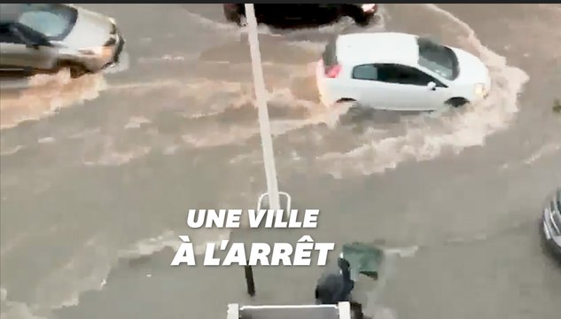 Les images des violents orages à Marseille qui ont surpris les habitants