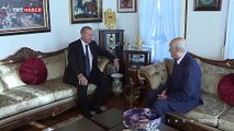 Cumhurbaşkanı Erdoğan'dan, Bahçeli'ye geçmiş olsun ziyareti