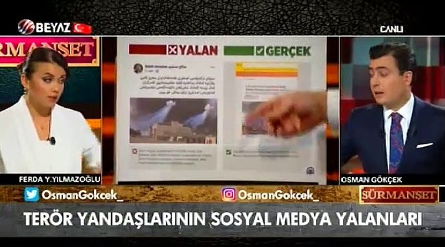 Osman Gökçek: 'PYD'nin yalan haberlerine ses çıkarmayanlar AK Parti'ye gelince ABD televizyonlarına gündem yapar'