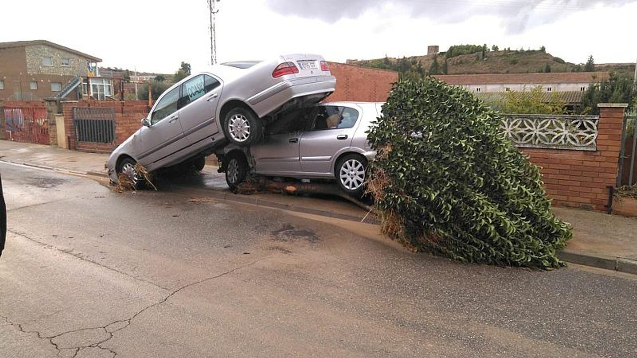 Schwere Unwetter in Teilen von Spanien, Frankreich und Italien