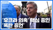 '우크라 의혹' 핵심 증인, 트럼프 타격...공화당, 청문회장 난입 / YTN