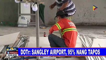 DOTr: Sangley Airport, 95% nang tapos