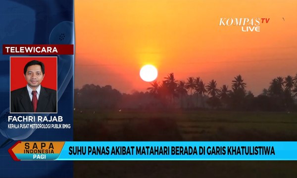 Suhu Panas Ekstrem Landa Indonesia, Ini Penjelasan BMKG