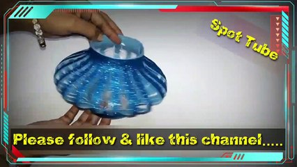 DIY Easy Lantern_Tealight Holder from Empty Plastic Bottle using recycle material