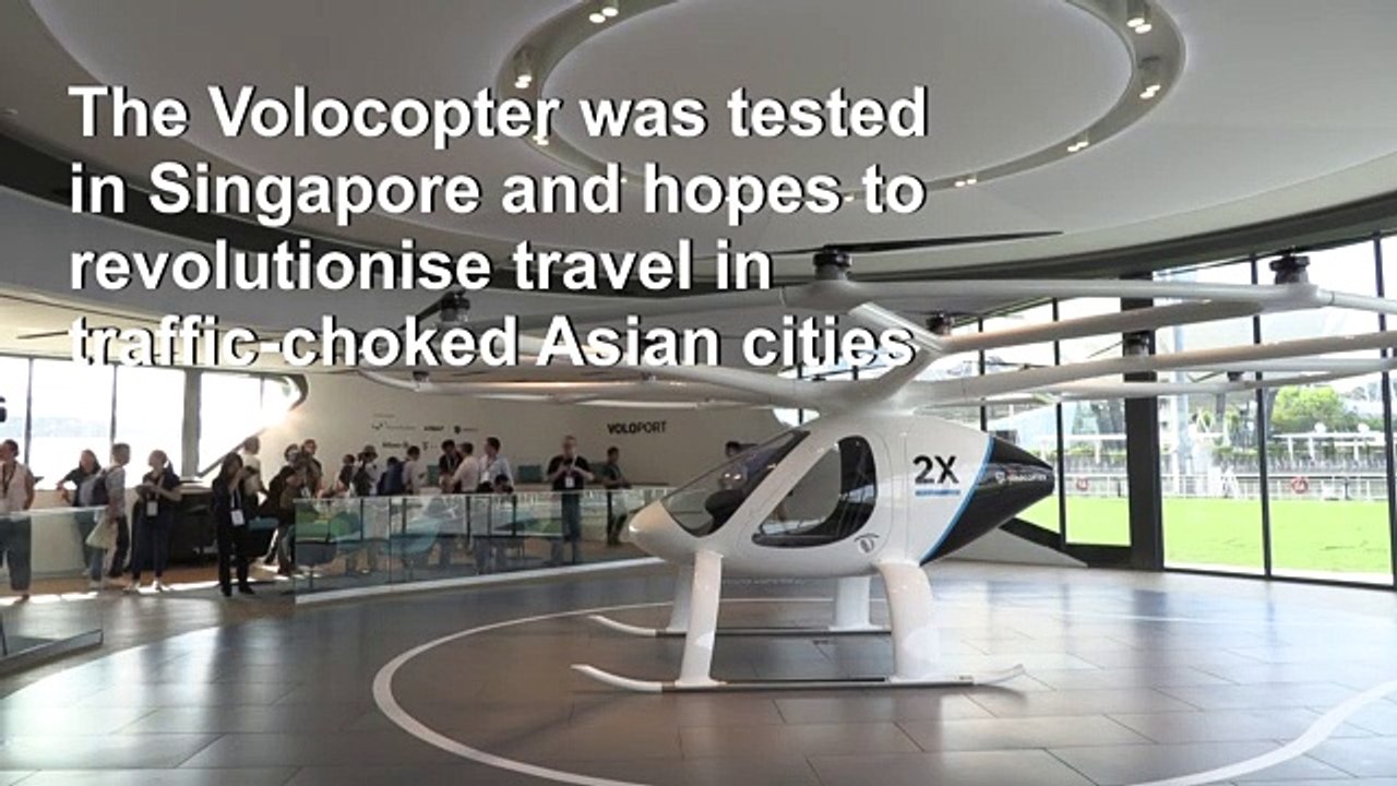 Traffic buster? Hover-taxi whizzes over Singapore, other Asian cities next