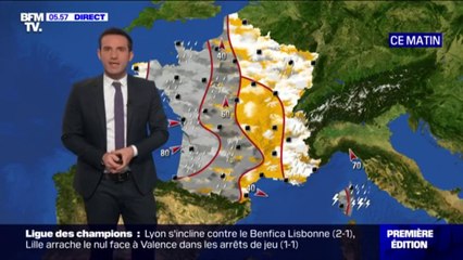 De la pluie à l'ouest et des orages sur la Corse ce jeudi matin