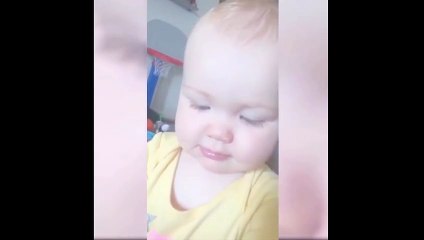 This Cute Baby Girl Is Learning So Fast 