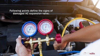 Way to Identify the Worn Out AC Expansion Valve in Car