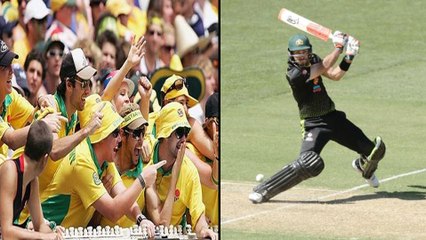 Maxwell Imitates MS Dhoni's Helicopter Shot ! || Oneindia Telugu