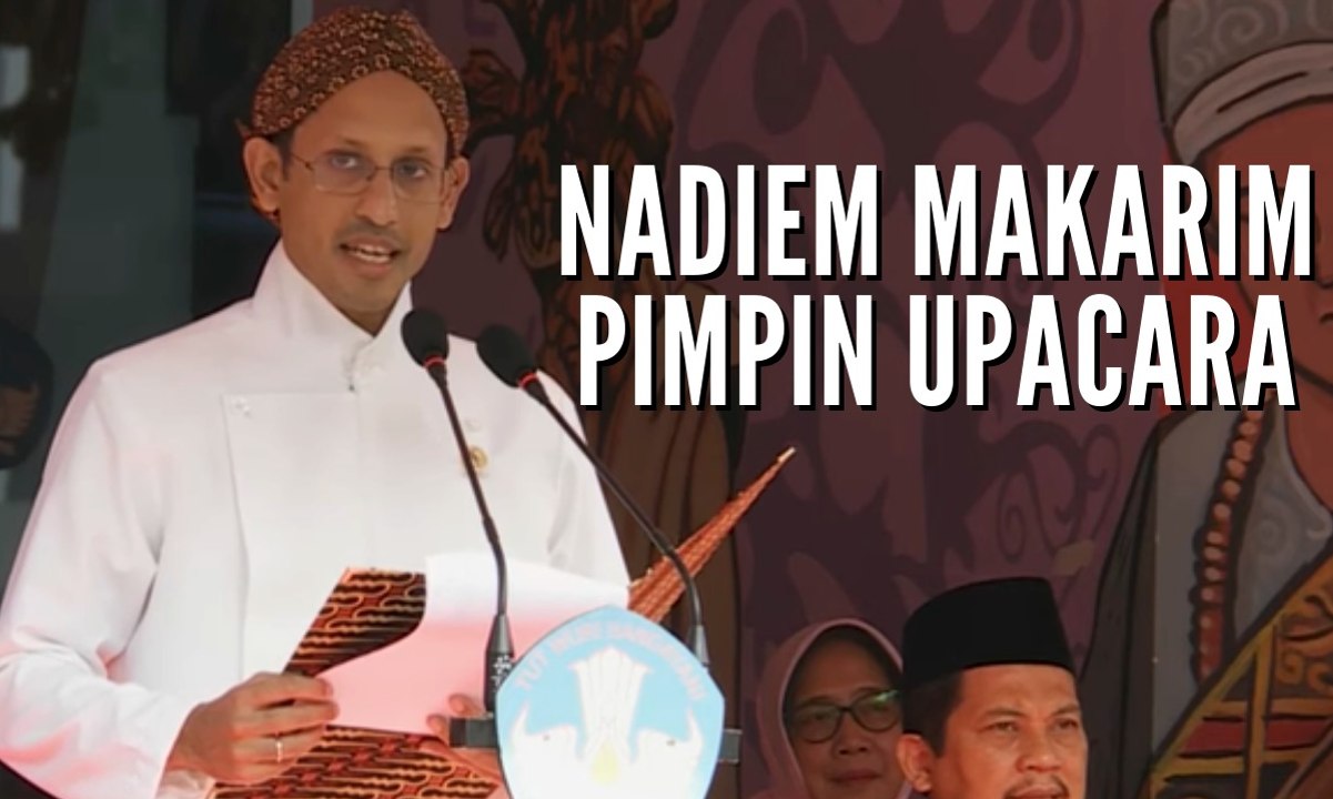 Pimpin Upacara Sumpah Pemuda, Nadiem Makarim: Pemuda Indonesia Harus Berani Melangkah