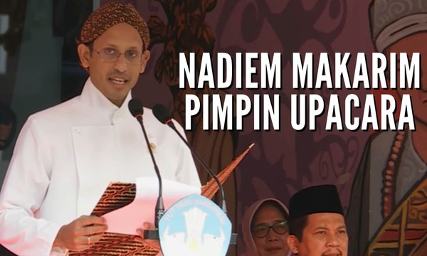 Pimpin Upacara Sumpah Pemuda, Nadiem Makarim: Pemuda Indonesia Harus Berani Melangkah