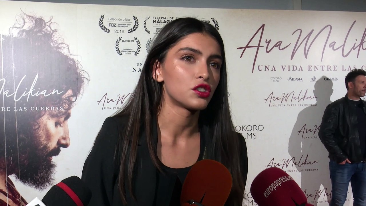 Lucía Rivera habla del trabajo con  su madre en la premiere del documental de Ara Malikian: una vida entre las cuerdas