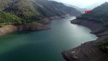 Kocaeli yuvacık barajı'nda su seviyesi yüzde 30'a düştü