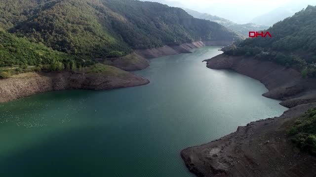 Kocaeli yuvacık barajı'nda su seviyesi yüzde 30'a düştü