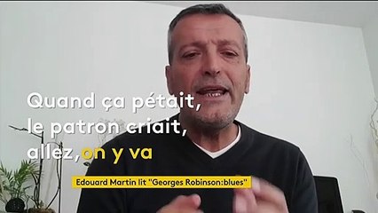 Edouard Martin lit "George Robinson : Blues" de la poétesse américaine Muriel Rukeyser