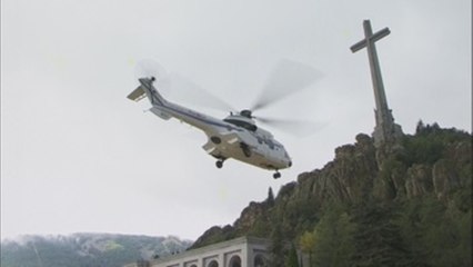 Dos helicópteros, listos para trasladar los restos de Franco