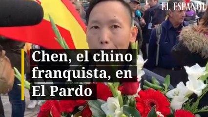 Chen, el chino franquista, en El Pardo