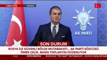 AK Parti Sözcüsü Ömer Çelik, basın toplantısı düzenliyor