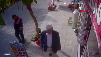 Afyon kendisine zarar veren vatandaşa müdahale kamerada