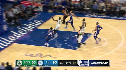 Simmons sinks Celtics with delightful double