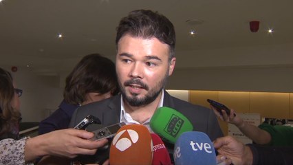 Rufián asegura que queda "mucho recorrido" tras la exhumación de Franco
