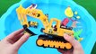 Cars for kids, Toys review and learning name and sounds Construction vehicles, Excavator toy