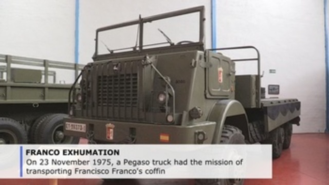 The Pegaso truck with one mission only: taking Franco to his funeral