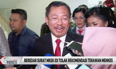 Beredar Surat MKEK IDI Tolak Rekomendasi Terawan Menkes