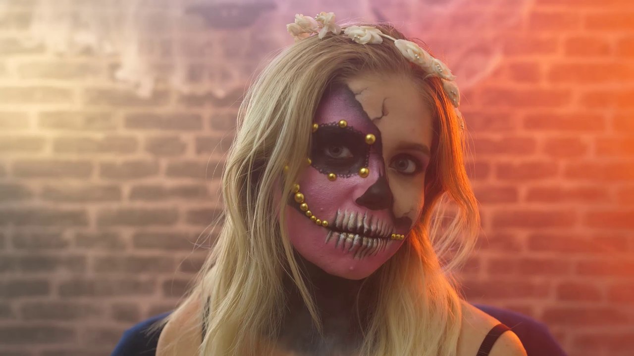 Halloween makeup tutorial : The Sugar Skull