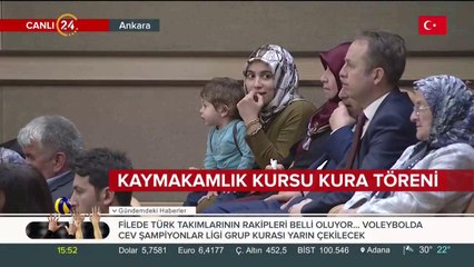 Kaymakamlık kursu kura töreni