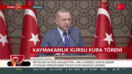 Kaymakamlık kursu kura töreni